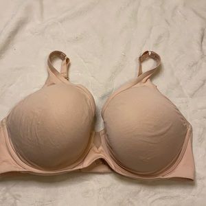 Thirdlove 40E 24/7 cotton plunge bra nude